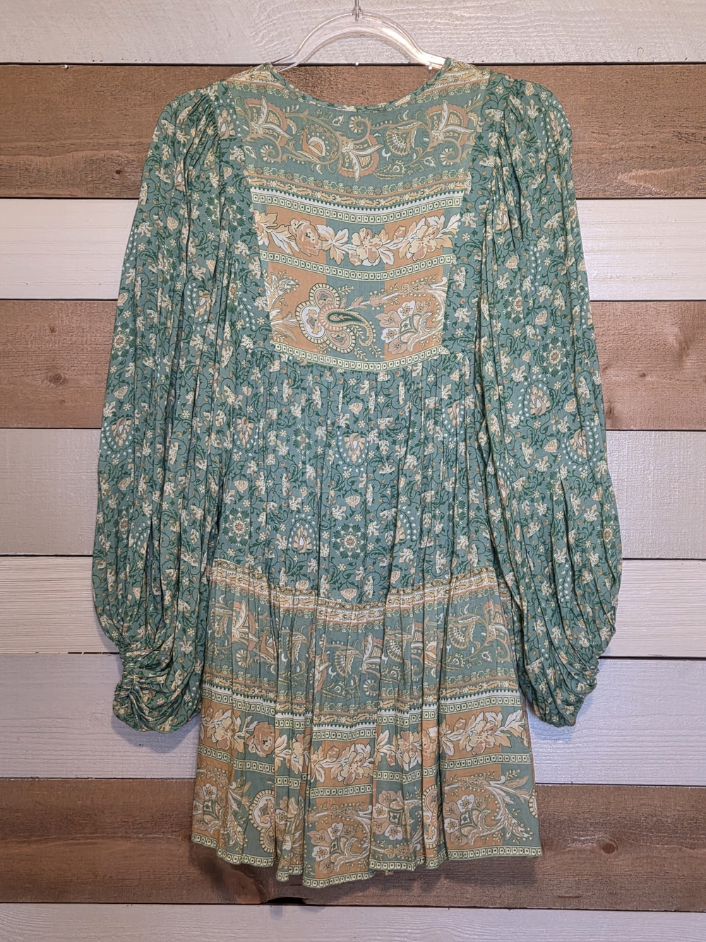 Spell Madame Peacock Mini Dress NWT - Picture 14 of 16